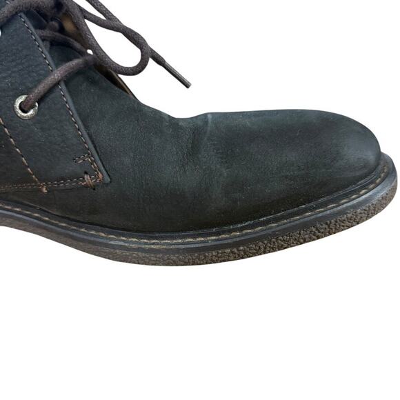 Lucky Brand Dark Brown Leather Suede Lace Up Chukka Ankle Boots Mens sz 12 M main image 15